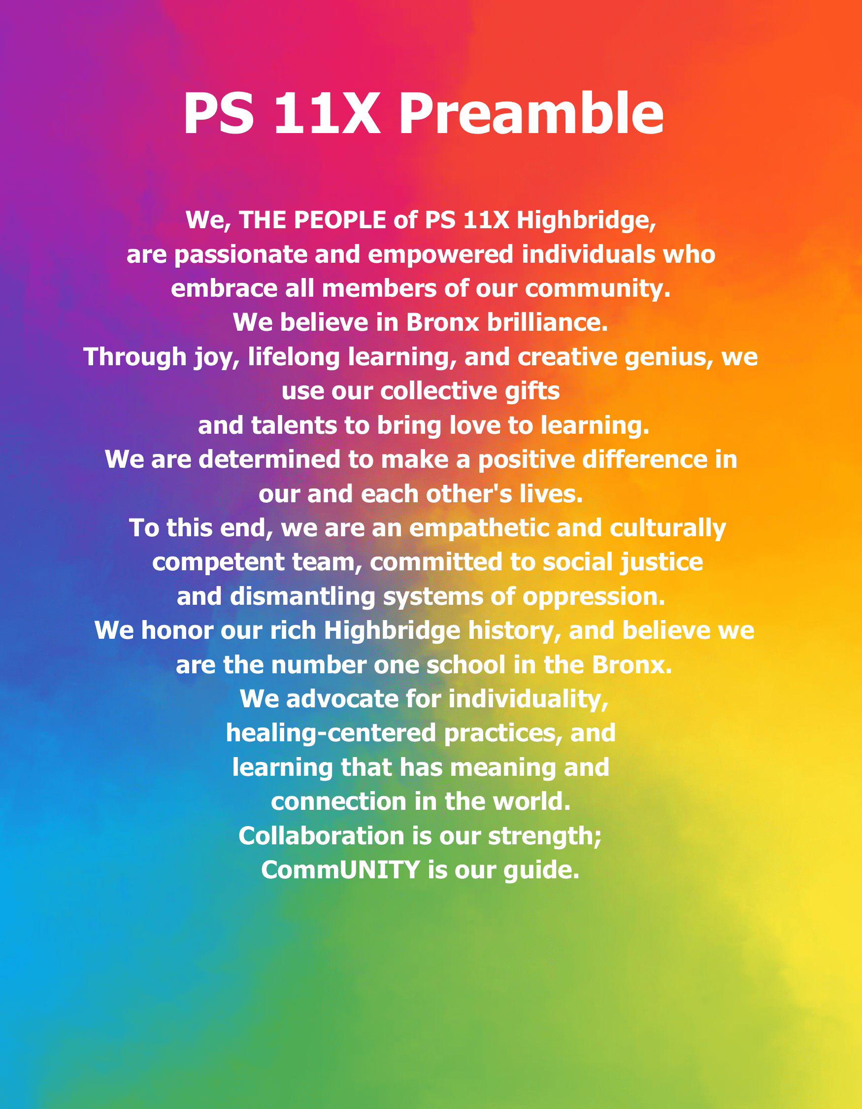 PS 11X Preamble Document Preview